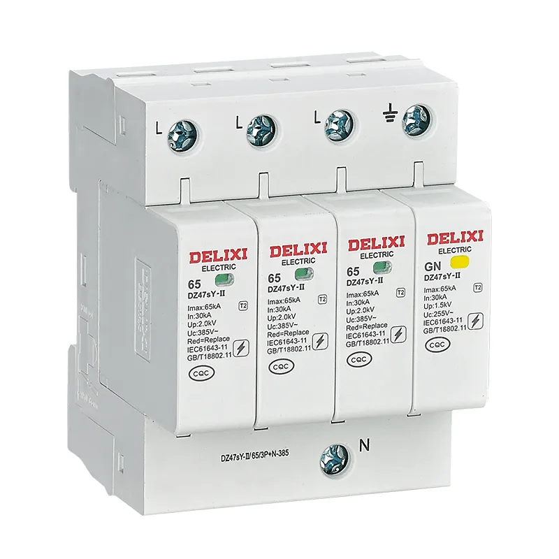 PROTECTORES CONTRA SOBRETENSIONES (SPD) MODULARES SERIE DZ47S ((SPD) 1F DZ47Y401275, 40kA, 275Vac)