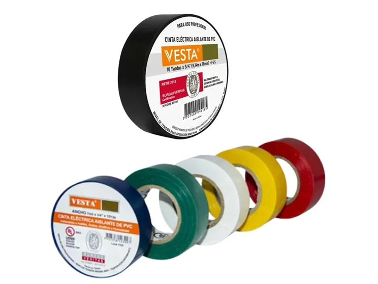 Cinta Aislante PVC Vesta (Cinta Aislante 10 Yardas Negra)