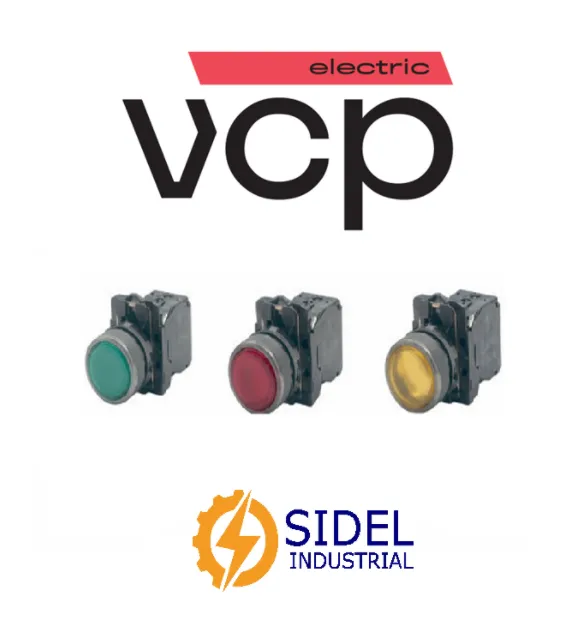 PULSADOR LUMINOSO, HVS-PLS-AA / VCP ELECTRIC (110 VAC, Verde)