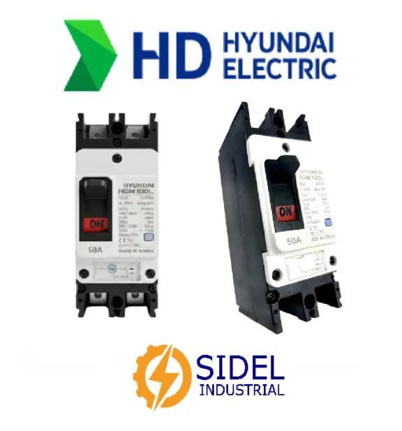 INTERRUPTORES - CAJA MOLDEADA - MCCB FIJOS BIPOLARES HGM 100 / 250 - 35 KA (16 AMP)